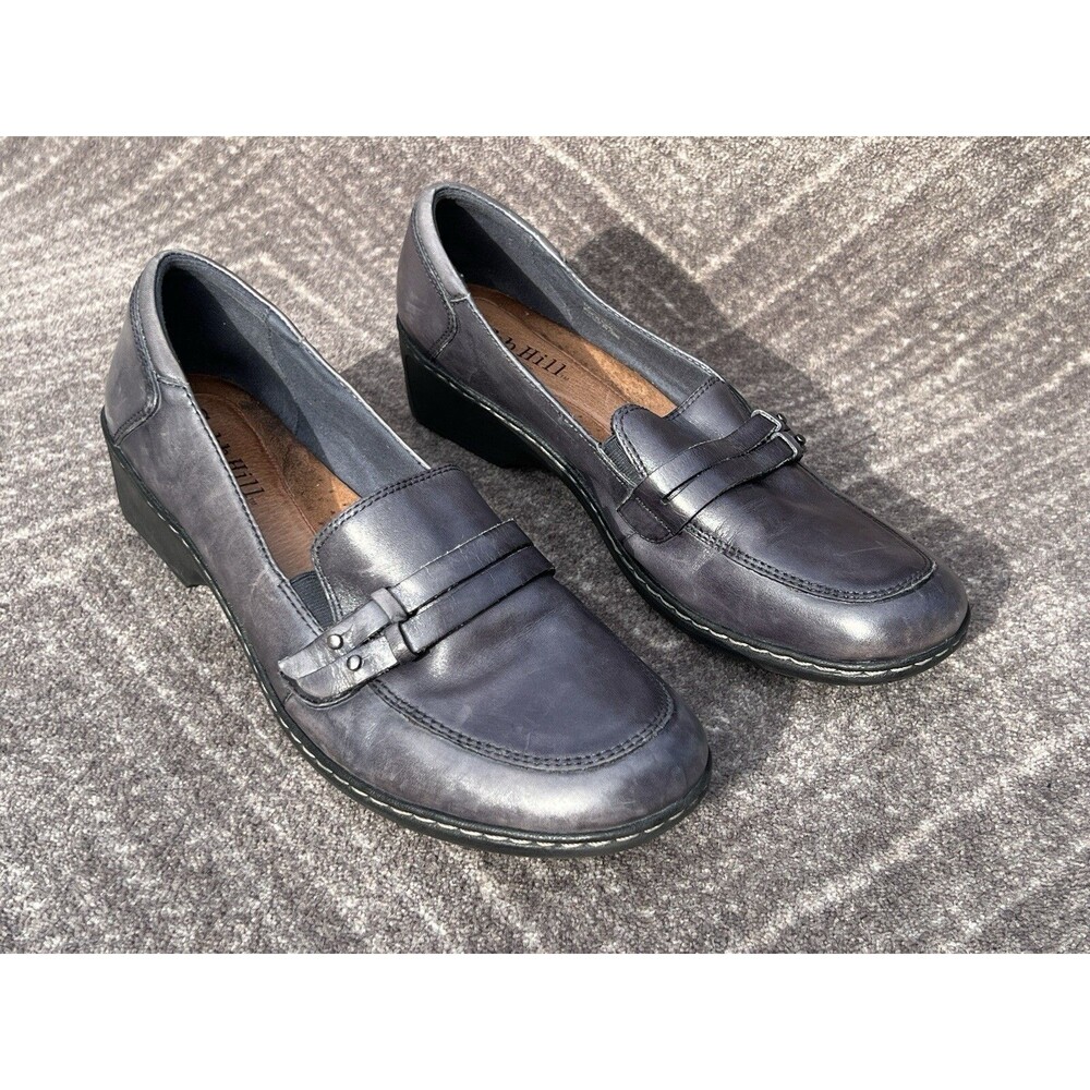 Cobb Hill Shoes New Balance CAF02 Deidre Blue Leather Loafer Slip On Women 11 M